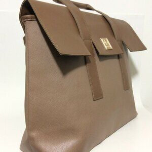 TANGER outlets brown tote purse shopping bag